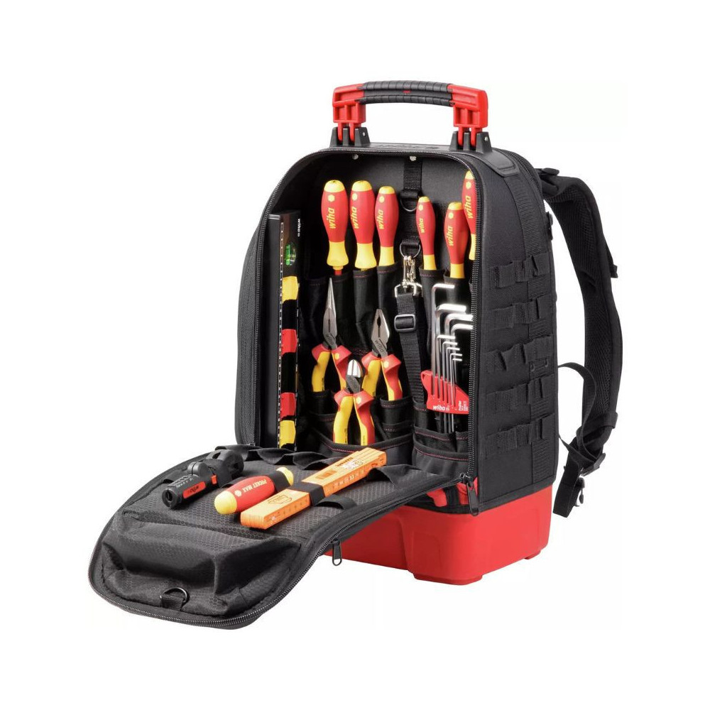Sac à dos d'outils électricien Wiha 45528 27 pièces