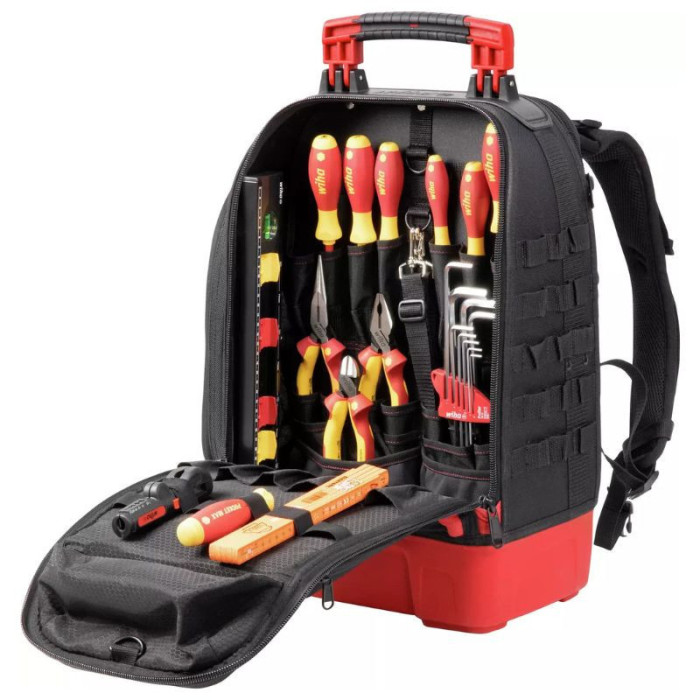 Sac à dos d'outils électricien Wiha 45528 27 pièces