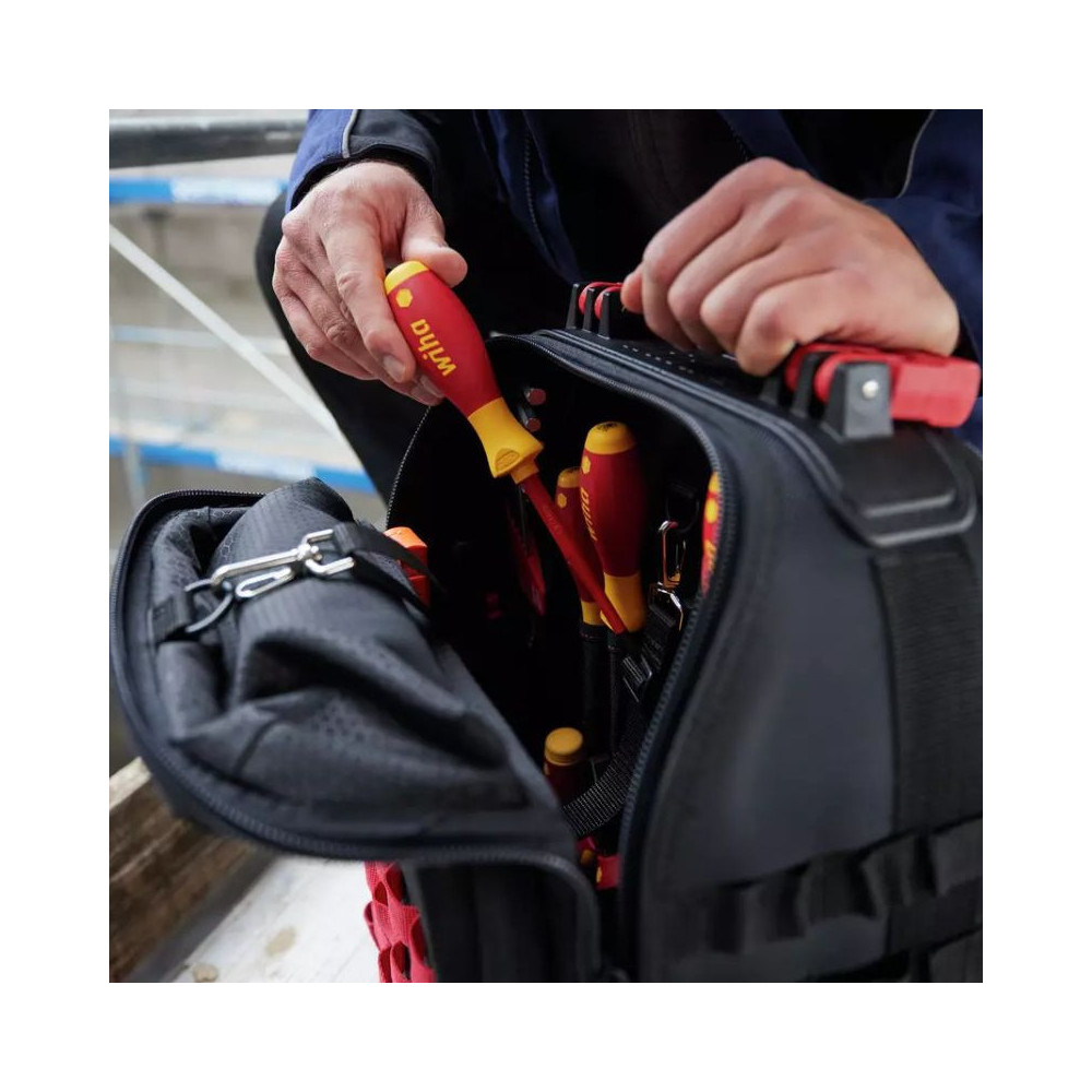 Sac à dos d'outils électricien Wiha 45528 27 pièces
