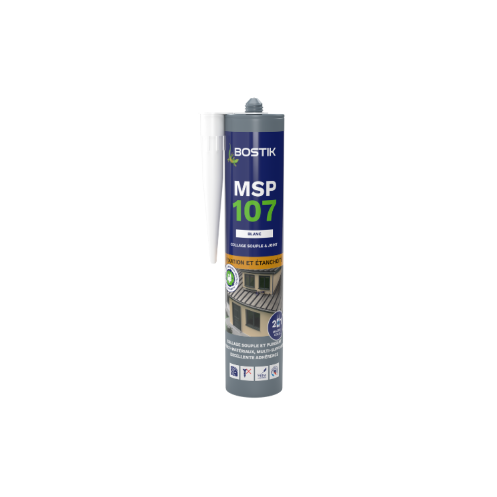 Mastic MS polymère Bostik MSP107-BLCx6 lot de 6