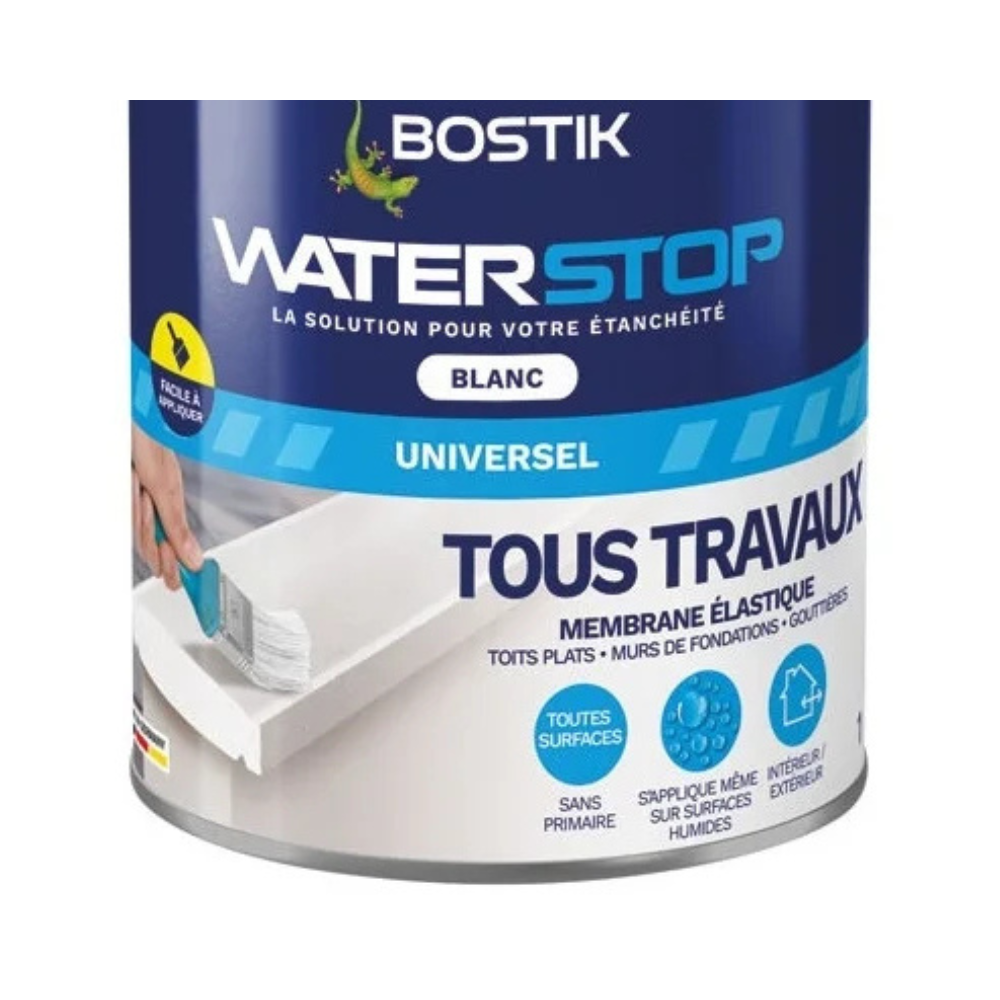 Membrane étanchéité Waterstop Bostik WATERSTOP-BLANC-1KG