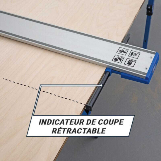 Rail de guidage coupe droite Kreg KMA4500