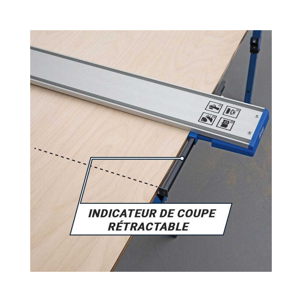 Rail de guidage coupe droite Kreg KMA4500