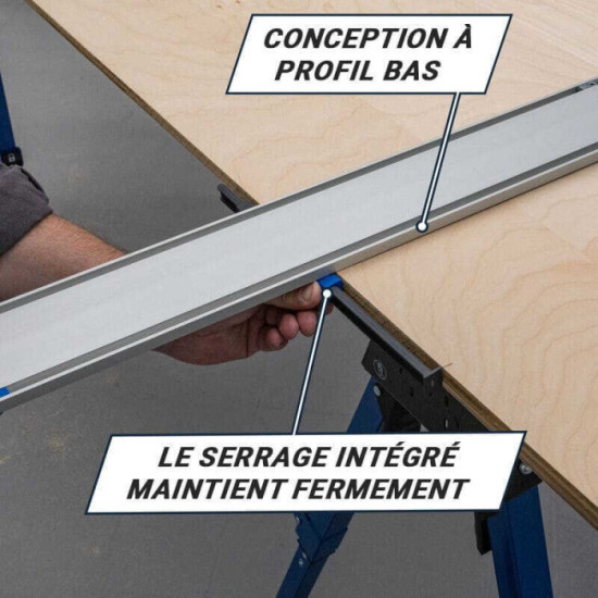 Rail de guidage coupe droite Kreg KMA4500