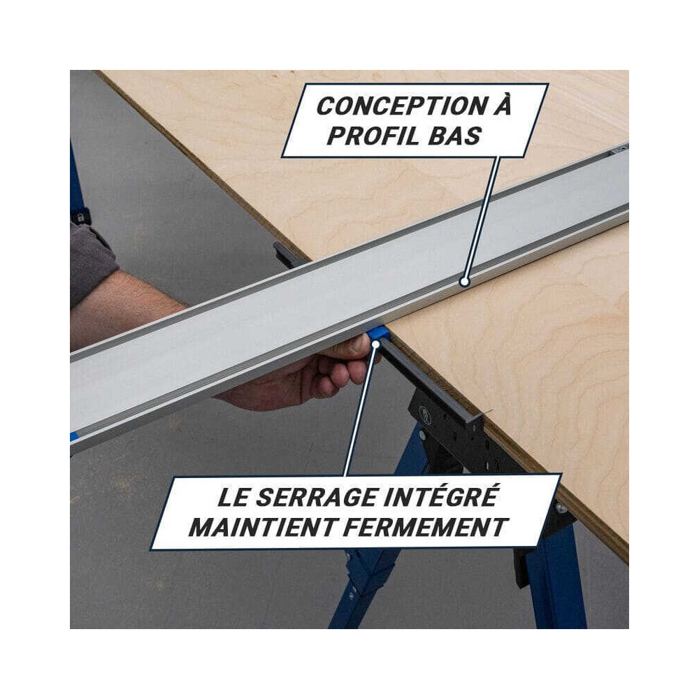 Rail de guidage coupe droite Kreg KMA4500