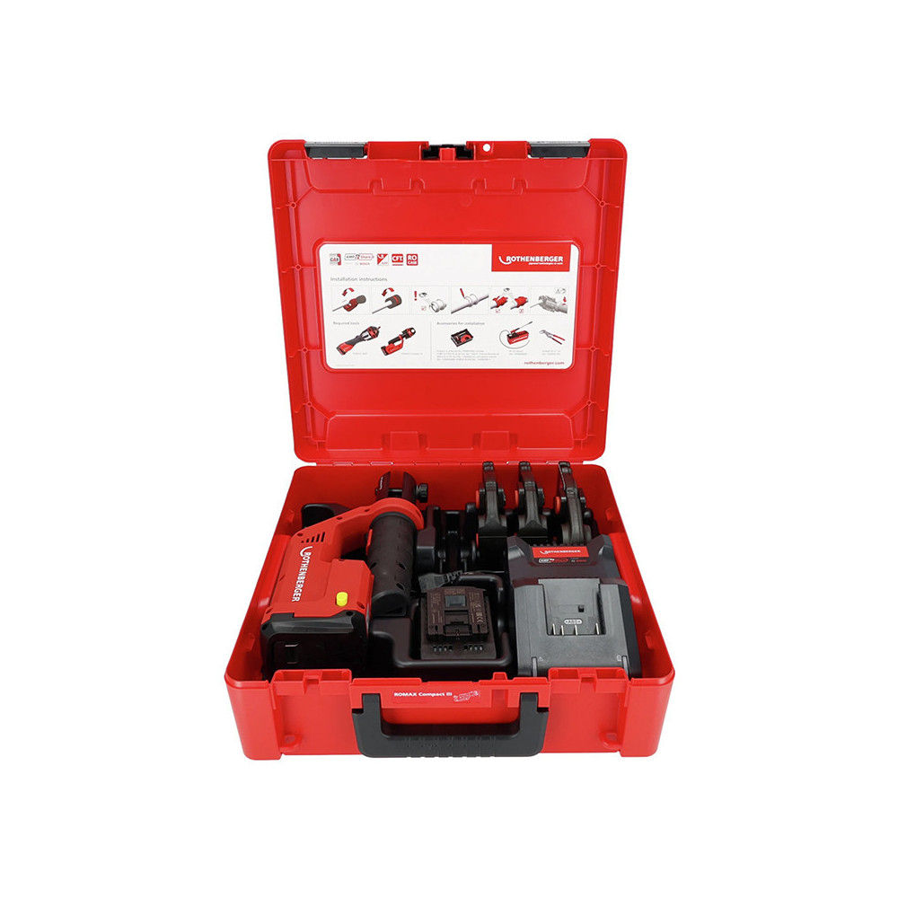 Sertisseuse romax compact iii set TH16 20 26 1X20 ah Rothenberger