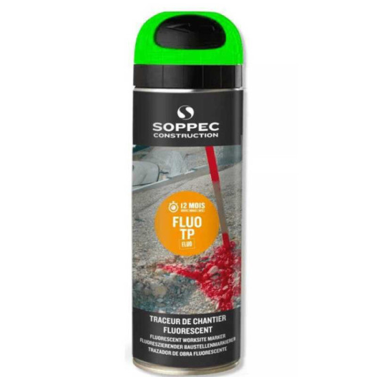 Traceur de chantier Soppec Fluo TP vert 141518O