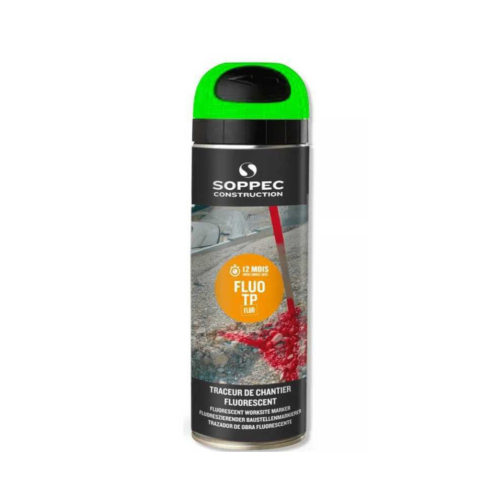 Traceur de chantier Soppec Fluo TP vert 141518O