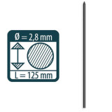 Mines graphite Pica 4030 pour Pica-Dry x10