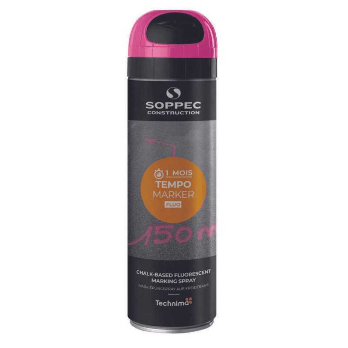 Traceur fluo éphémère cerise Soppec 141725O