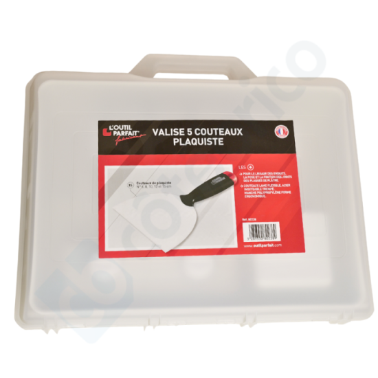 Valise 5 couteaux plaquiste Outil Parfait 80238