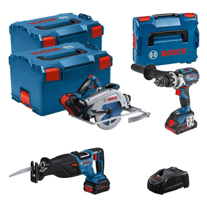 Pack 3 outils Bosch Professional 0615990N38 - 18V