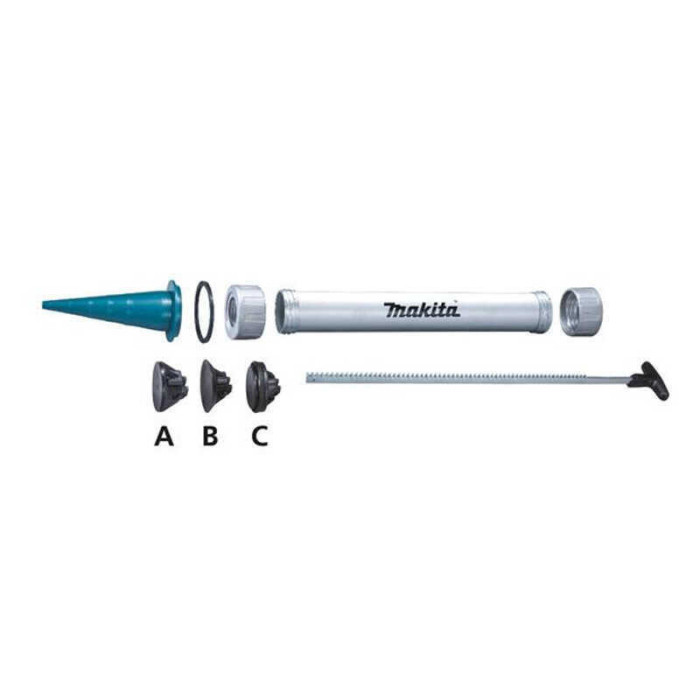 Tube aluminium 600 ml Makita 196352-6 pour DCG180