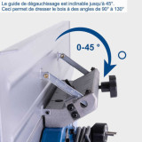 Raboteuse dégauchisseuse Scheppach HMS850 5902205901