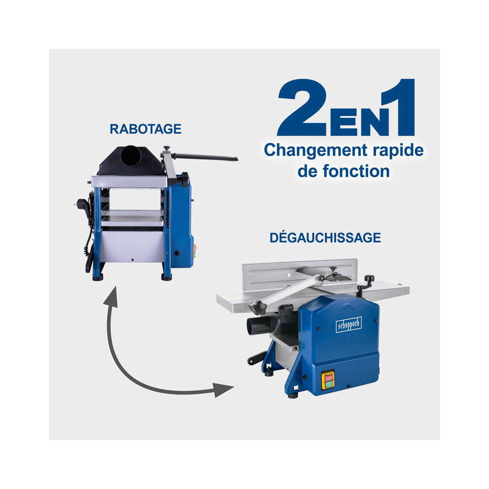 Raboteuse dégauchisseuse Scheppach HMS850 5902205901