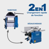 Raboteuse dégauchisseuse Scheppach HMS850 5902205901