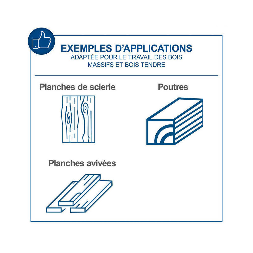 Raboteuse dégauchisseuse Scheppach HMS850 5902205901