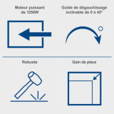 Raboteuse dégauchisseuse Scheppach HMS850 5902205901