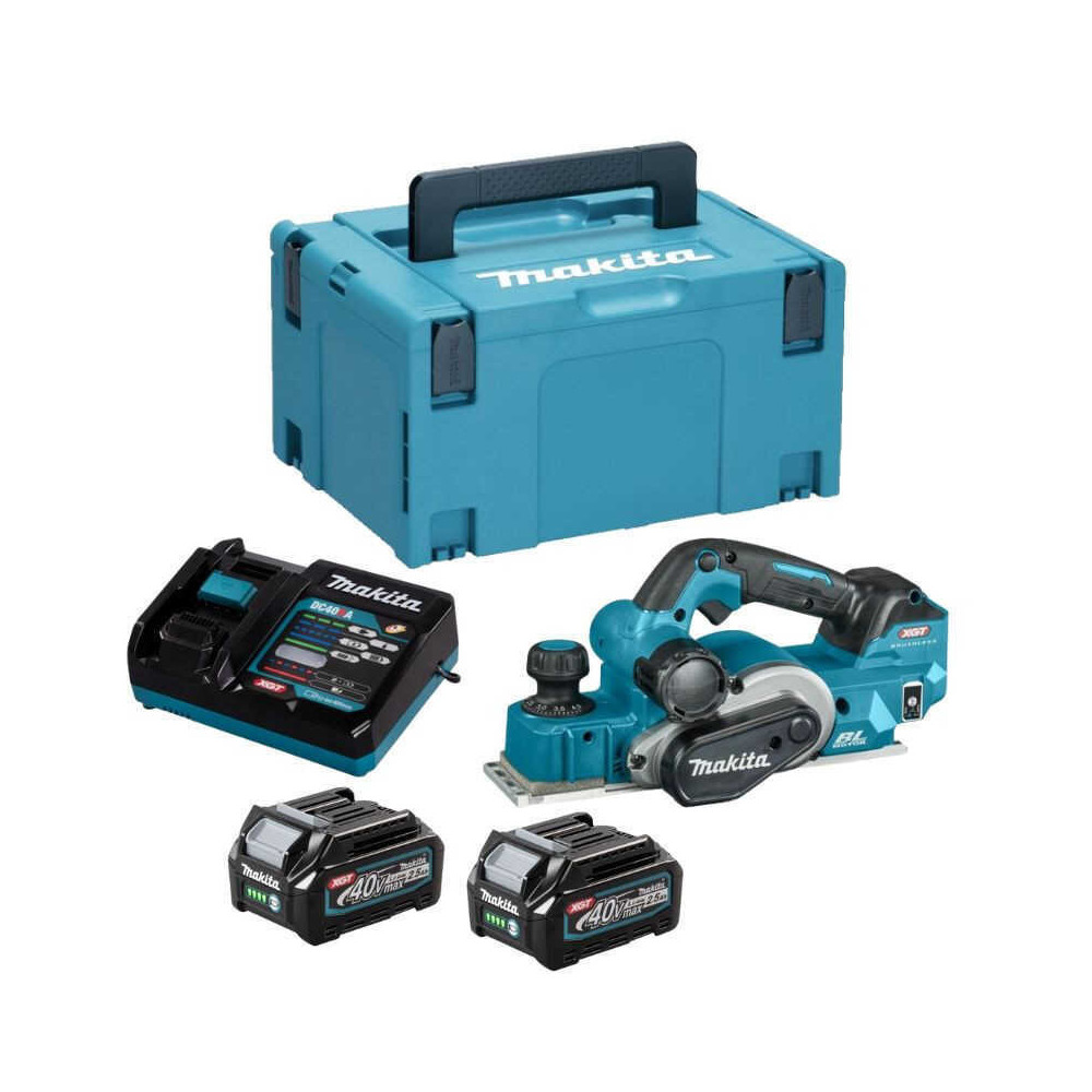 Rabot sans fil Makita KP001GD201 40V XGT 2,5 Ah