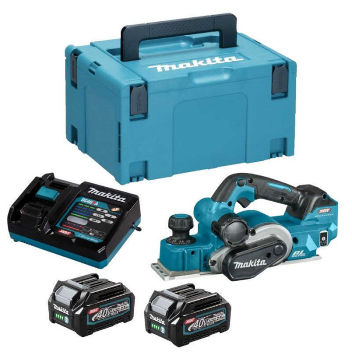 Rabot sans fil Makita KP001GD201 40V XGT 2,5 Ah