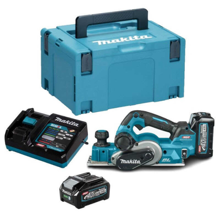 Rabot sans fil Makita KP001GM201 40V XGT 4,0 Ah