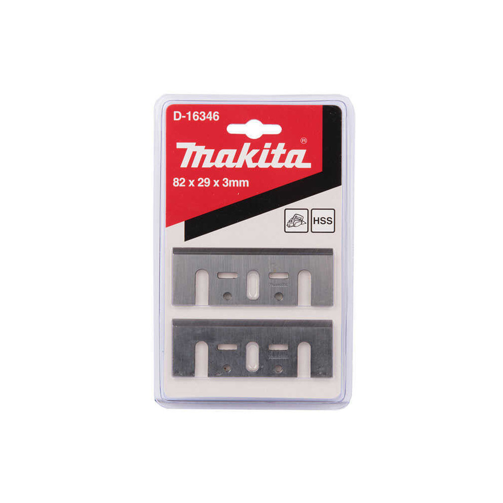 Fers de rabot HSS 82 mm Makita D-16346 x2