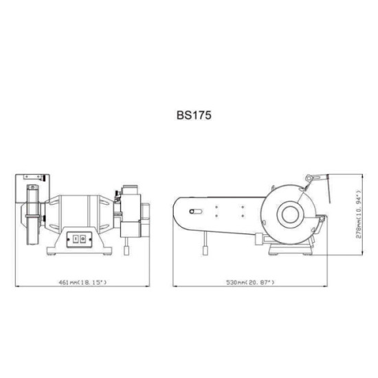 Touret meuler Metabo BS175(601750000)