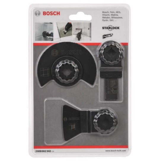 Kit lames carrelage Starlock Bosch 2608662342