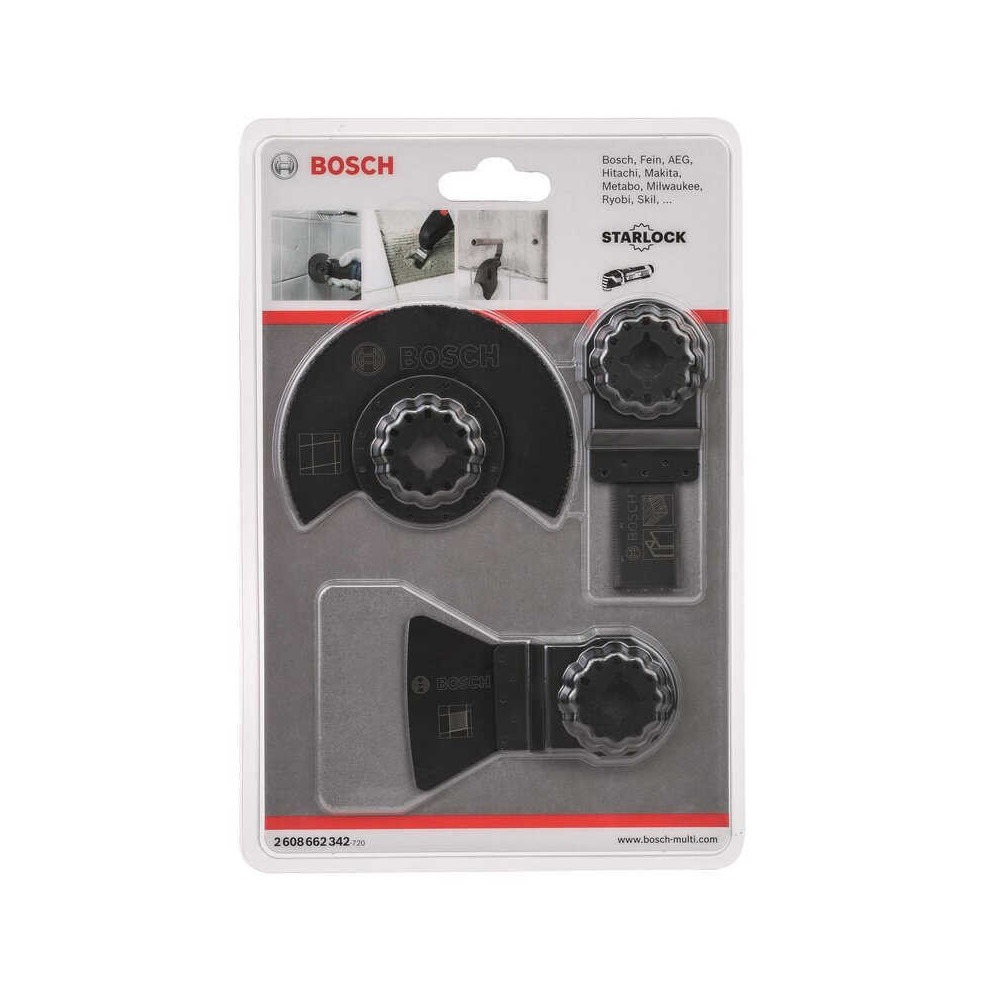 Kit lames carrelage Starlock Bosch 2608662342