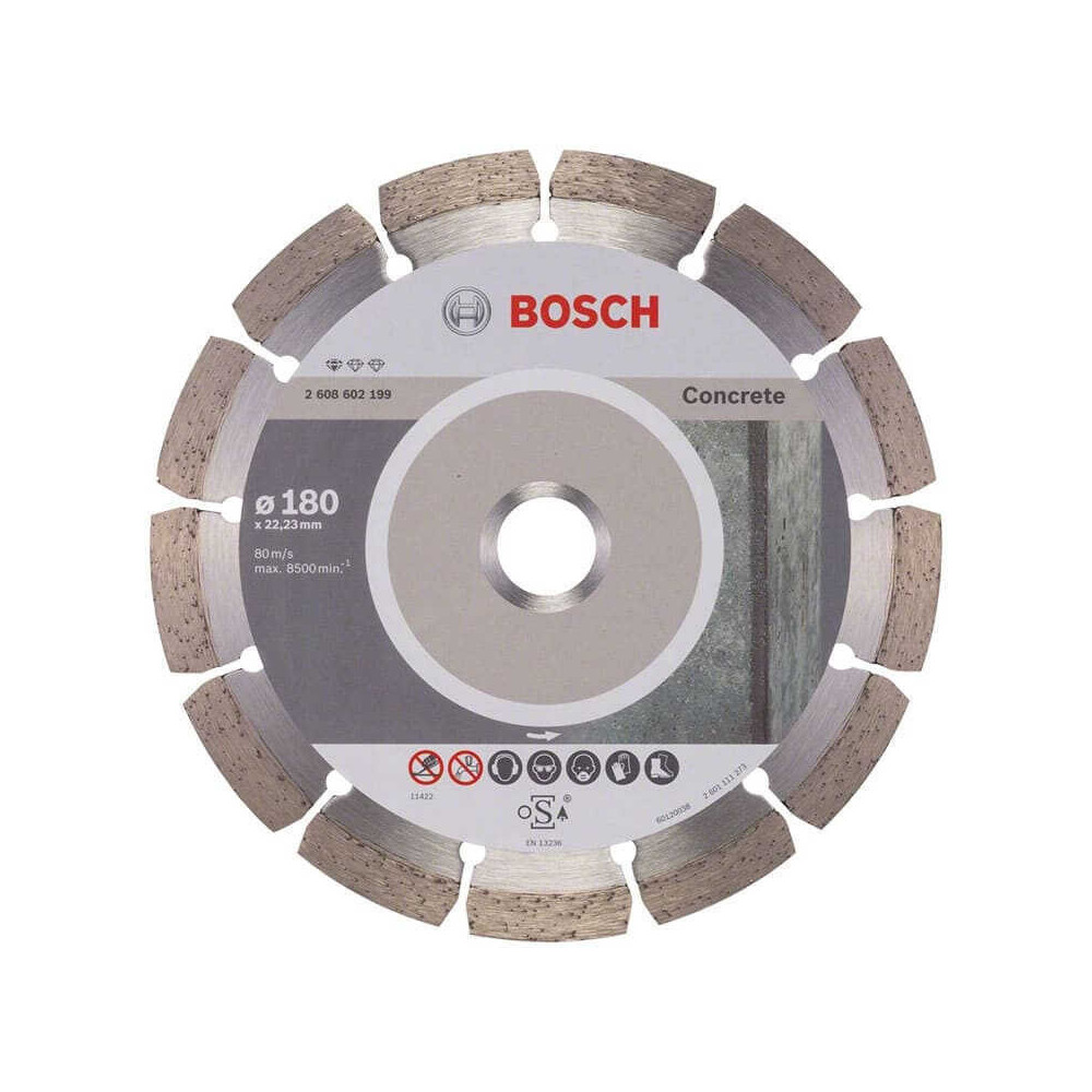 Disques à tronçonner diamantés béton Bosch 2608602199