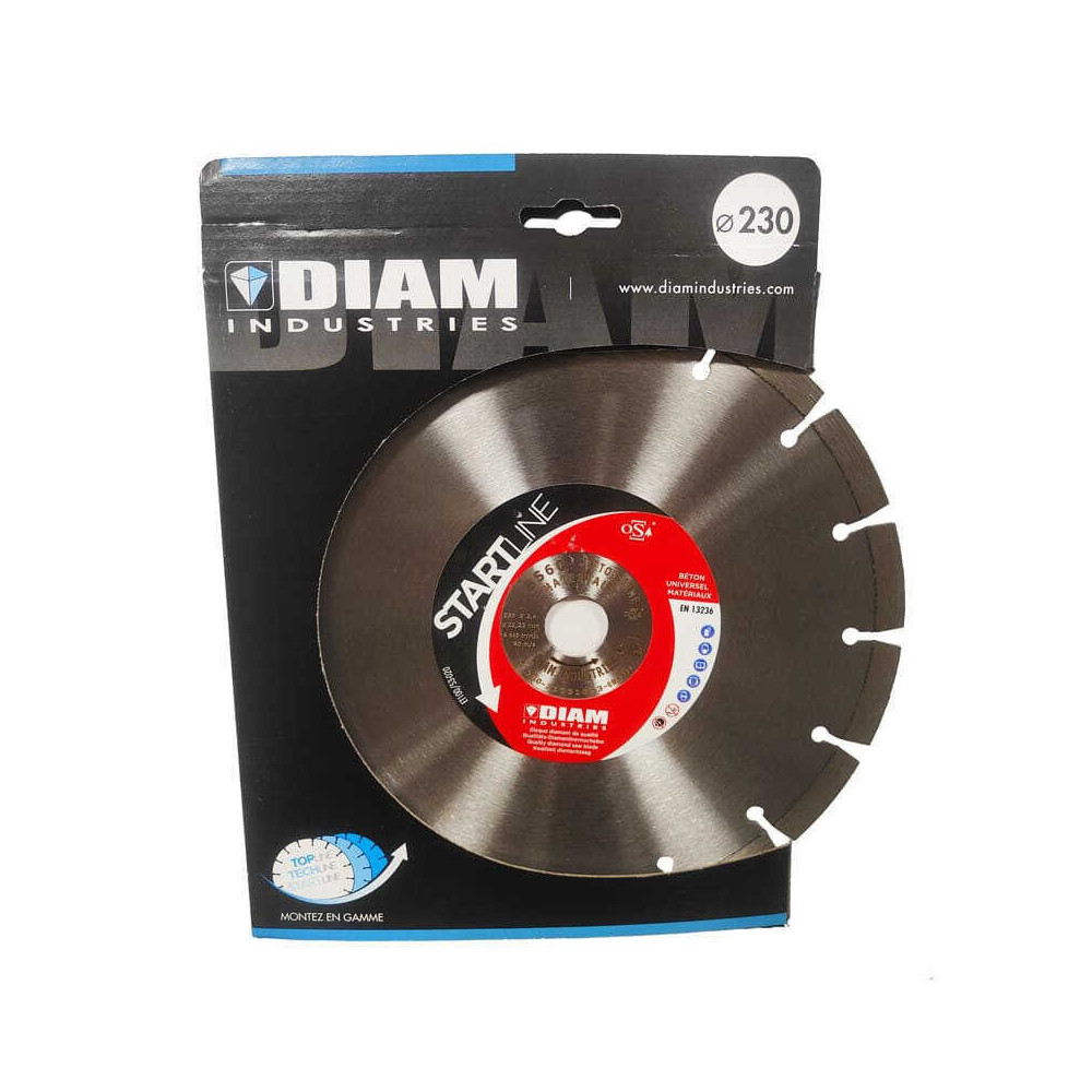 Disque diamant béton 230 mm Diam Industries BS60230-22