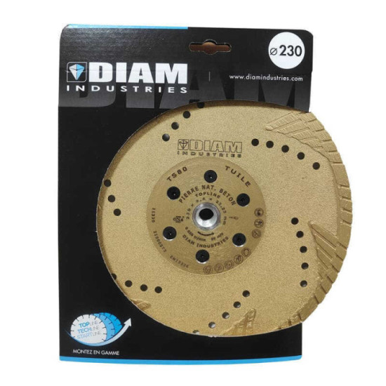 Disque diamant déporté 230 mm Diam Industries TS80230-22FD