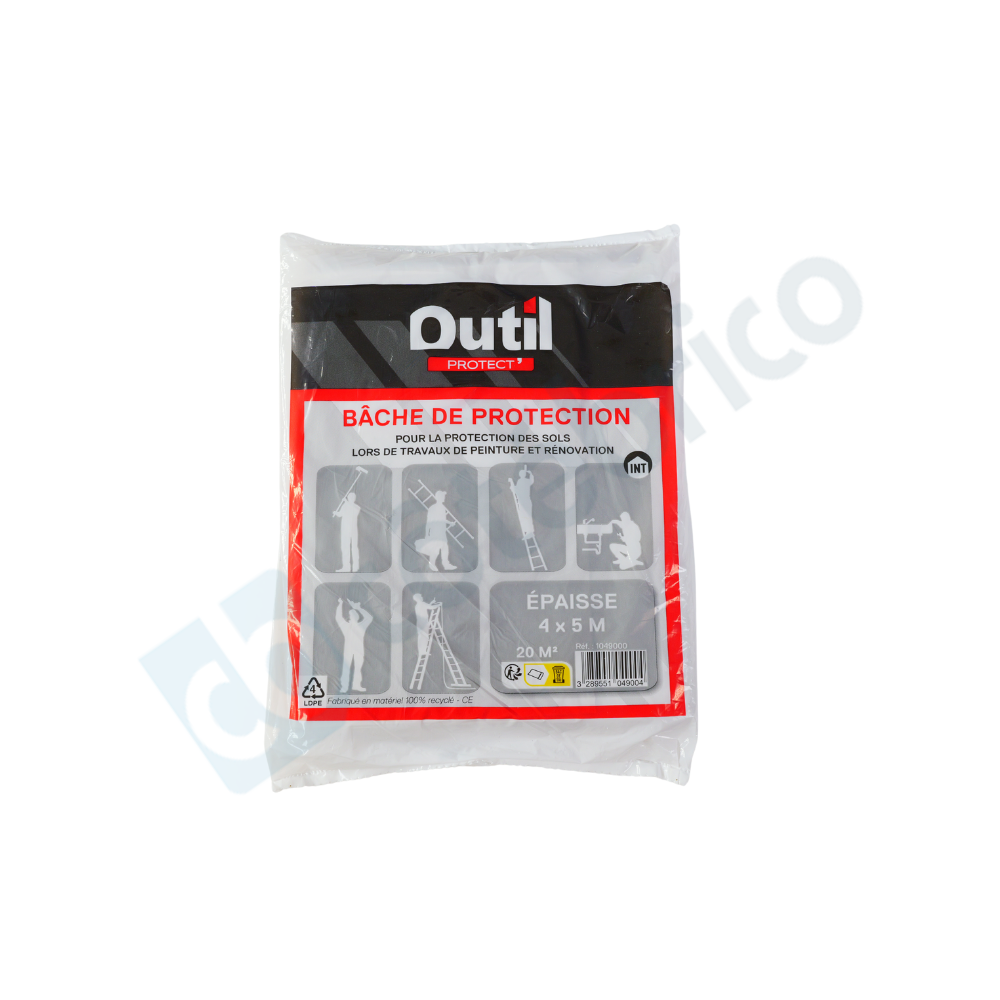 Bâche de protection Outil Parfait 1049000 4 x 5 m