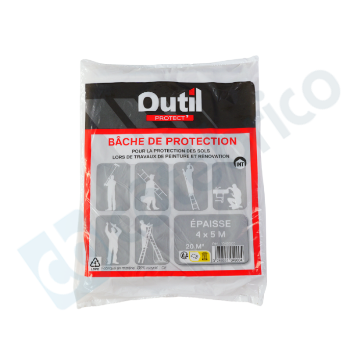 Bâche de protection Outil Parfait 1049000 4 x 5 m