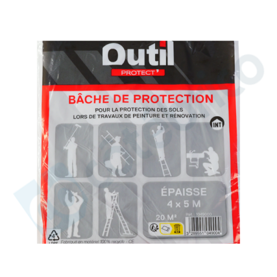 Bâche de protection Outil Parfait 1049000 4 x 5 m
