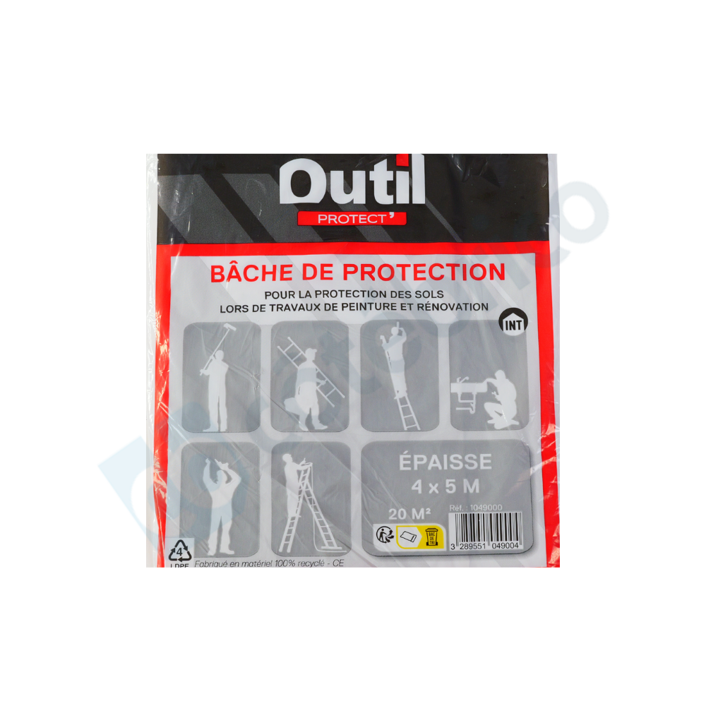 Bâche de protection Outil Parfait 1049000 4 x 5 m