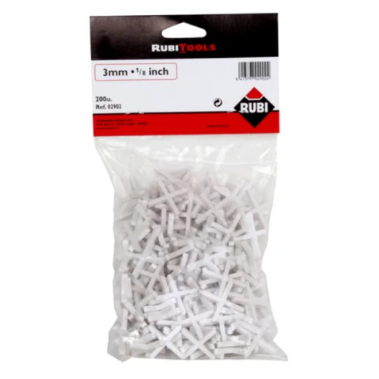 Croisillons pour joints Rubi 2902 3 mm sachet de 200