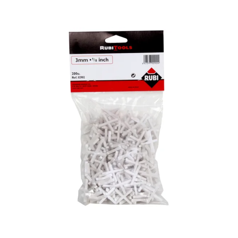 Croisillons pour joints Rubi 2902 3 mm sachet de 200