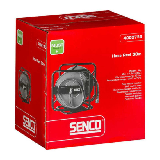 Enrouleur flexible air PU 30 m 8 mm Senco 4000730