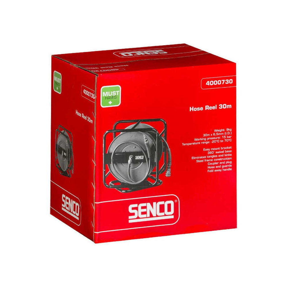 Enrouleur flexible air PU 30 m 8 mm Senco 4000730