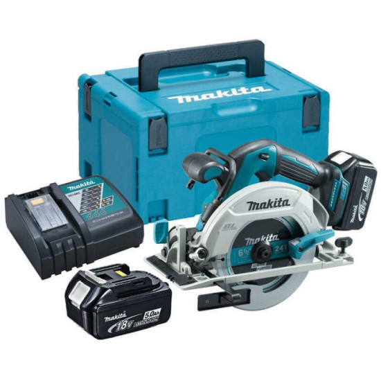 Scie circulaire Makita DHS680RTJ 18V 2 x 5,0 Ah