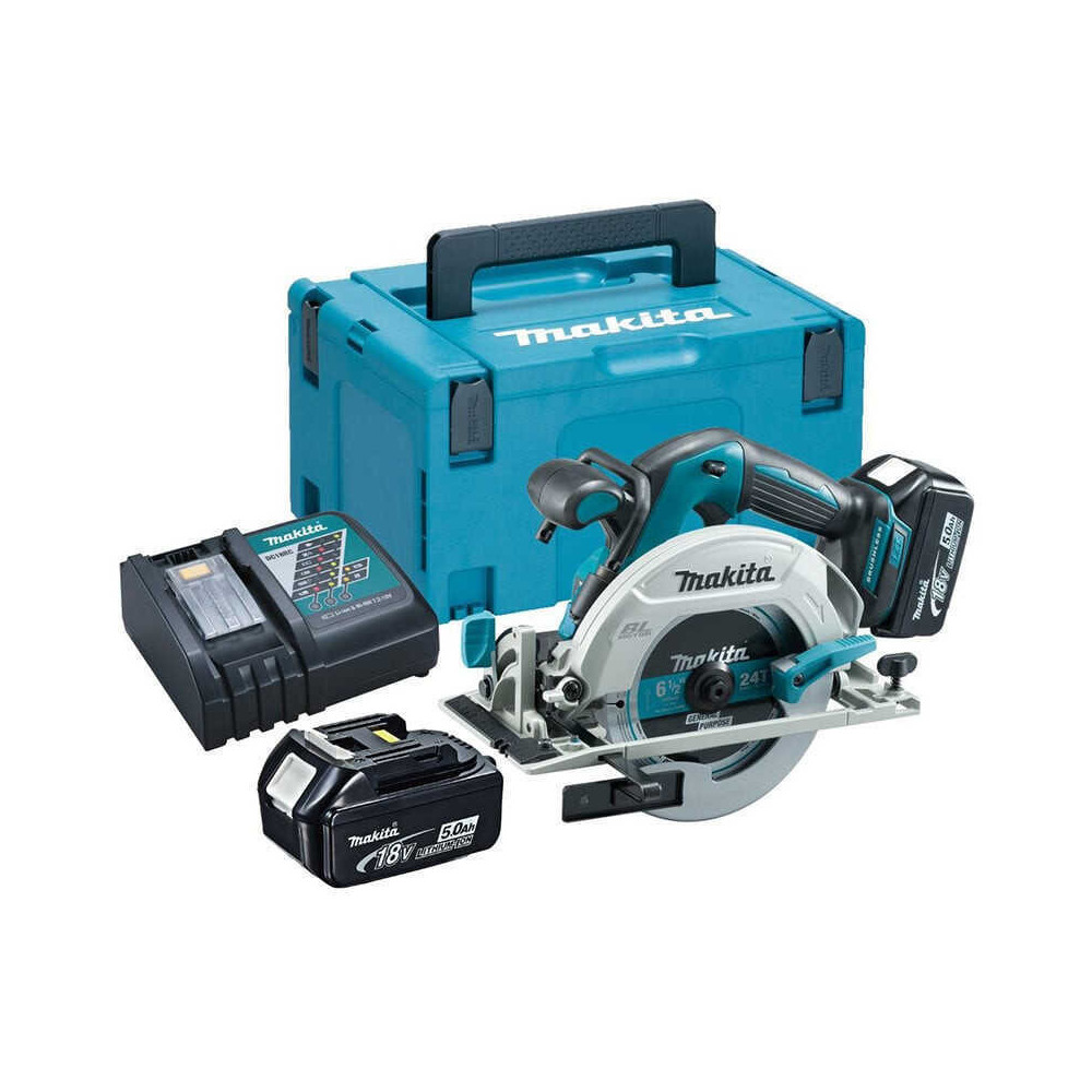 Scie circulaire Makita DHS680RTJ 18V 2 x 5,0 Ah