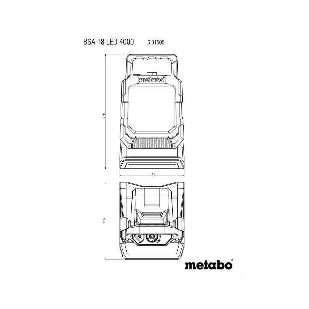 Projecteur Metabo BSA 18 LED 4000 18V 4 000 lm