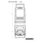 Projecteur Metabo BSA 18 LED 4000 18V 4 000 lm