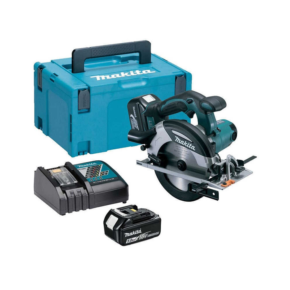 Scie circulaire Makita DHS630RTJ 18V 66 mm 2 x 5,0 Ah