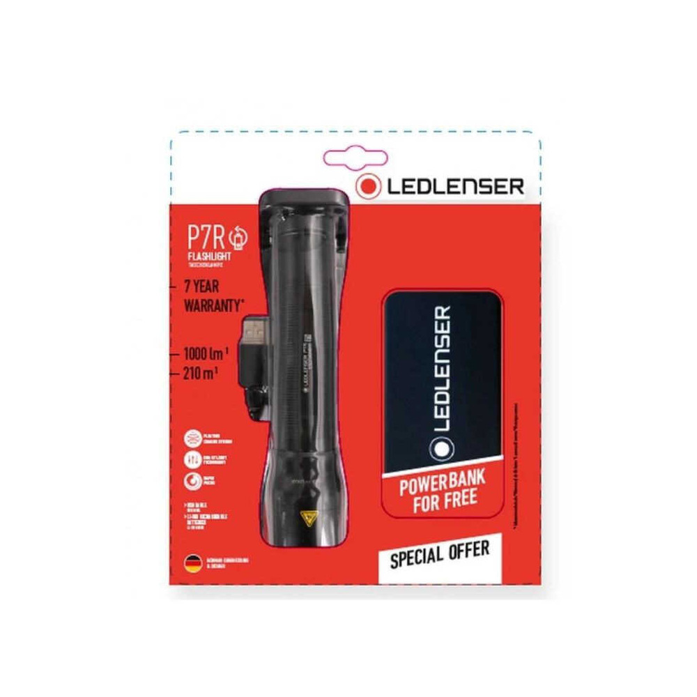 Lampe torche Ledlenser P7R + powerbank P7R_+_POWERBANK