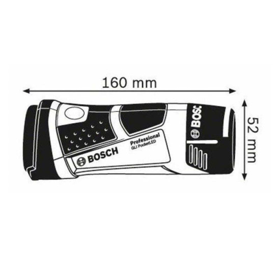 Lampe de chantier Bosch Professional 0601437U00 LED