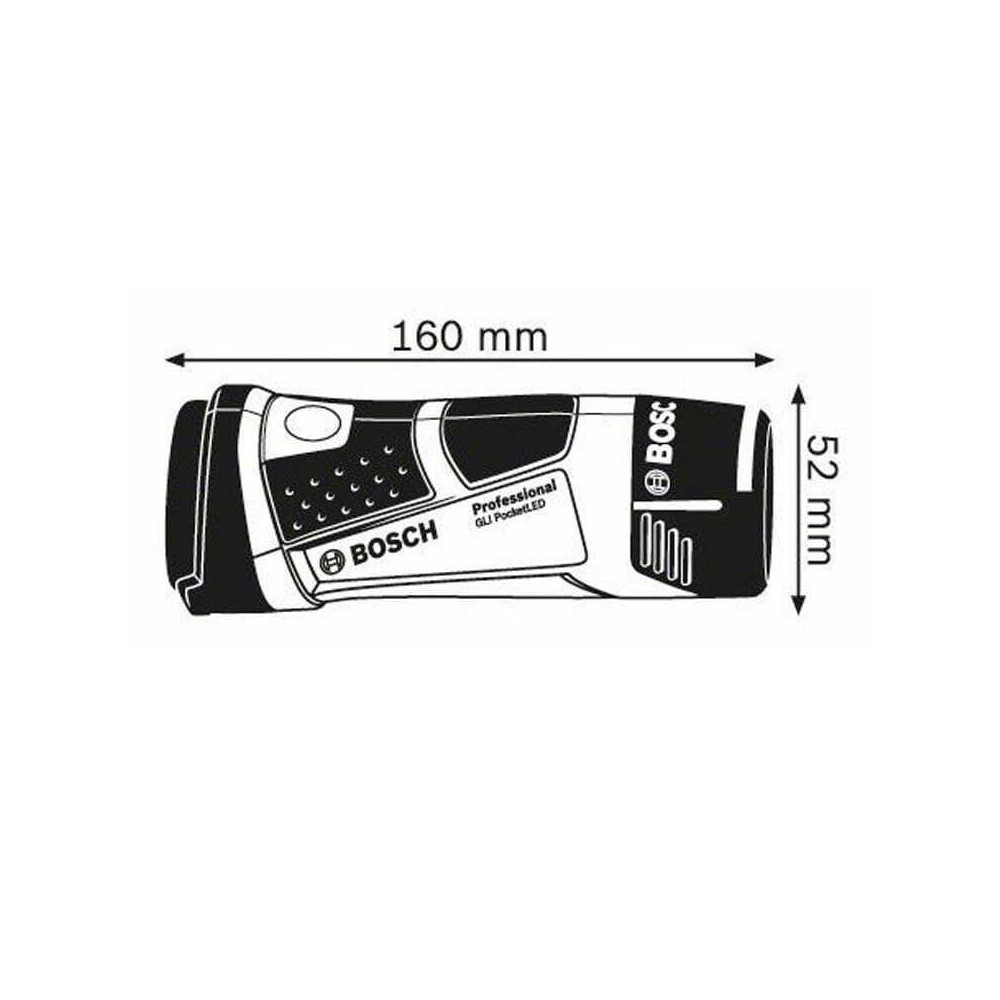 Lampe de chantier Bosch Professional 0601437U00 LED