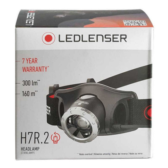 Lampe frontale rechargeable Ledlenser H7R.2 7298