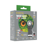 Lampe frontale Armytek F06901C Wizard C2 WR blanc froid et rouge